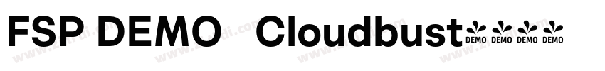FSP DEMO   Cloudbust字体转换